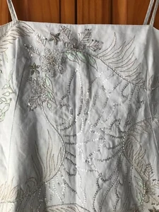 French Connection lilac dress size 12 embroidery sequins - Picture 1 of 9