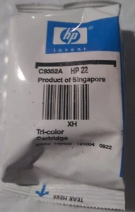 BRANDNEU HP 22 DREIFARBIGE TINTENPATRONE VERSIEGELT KEINE BOX ORIGINAL C9352A - Bild 1 von 3