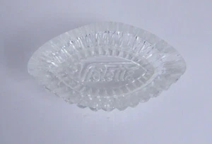 Vintage Decorative Ashtray, VIOLETTA, Hand-Cut Crystal, Lemon Shape 5" x  3" - Picture 1 of 5