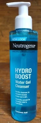 Gel de agua limpiador Neutrogena Hydro Boost 200 ml 6,7 oz ácido hialurónico caducidad 27/04 Foto 1 de 2
