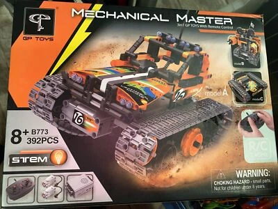 NEW Morwant Mechanical Master 3 in 1 Stunt Series Tank RC GP Toys 392 Pcs STEM - Image 1 of 2