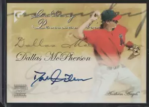 Dallas McPherson (Angels) 2005 Topps Gallery Penmanship Autograph Mint+ - Picture 1 of 2
