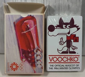 1984 Winter Olympics Playing Cards - Sarajevo - 4 Man Bobsled - Voochko Jokers - Picture 1 of 5
