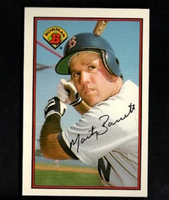 1989 Bowman Tiffany Collector's Edition Marty Barrett #38 Red Sox From PC Mint+  - Image 1 of 4