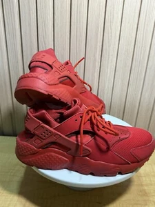 Nike Air Huarache Run 634835-601 Red Running Shoes Sneakers Size 6.5Y Xmas Gift - Picture 1 of 7