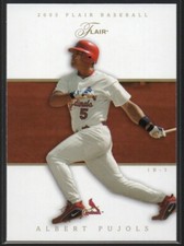 Albert Pujols 2005 Flair #48  St. Louis Cardinals  #3