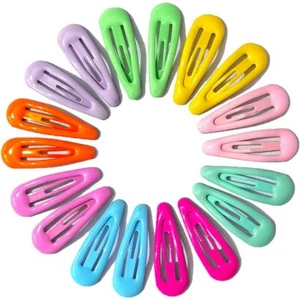 Star Snap Hair Clip Girl Hair Clips Women Barrettes Accessories Mixed ColorsB... - Picture 1 of 6