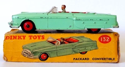 Coche Convertible Dinky Toys Nº132 Packard (1955-1959). P&P gratis a Reino Unido. Foto 1 de 4