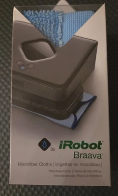 Mikrofasertücher für iRobot Braava, 3 Stück OVP, hellblau - Bild 1 von 2