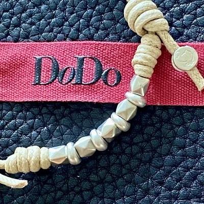 Dodo Pomellato Bracciale Cavigliera Sabbia Stud Borchie Rondelle Bold Argento - Immagine 1 di 4