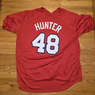 Torii Hunter Anaheim Angels Majestic Jersey Red Size XXL - Image 1 of 4