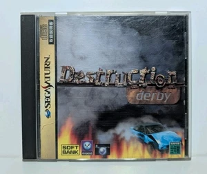 Estuche Destruction Derby (Sega Saturn Japonés), Manual y Disco. - Imagen 1 de 6