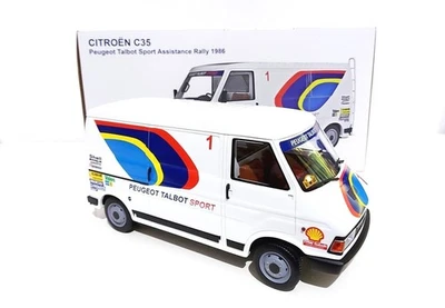 Citroen C35 Assistenza Rally Peugeot 205 T16 1986 - 1/18 Laudoracing LM107B4 - Immagine 1 di 4