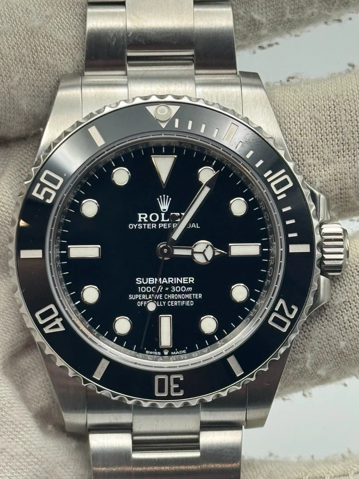 eBay Live - Rolex Submariner Sin Fecha Cerámica 41mm 124060 Como Nuevo 10/25 Foto 1 de 1