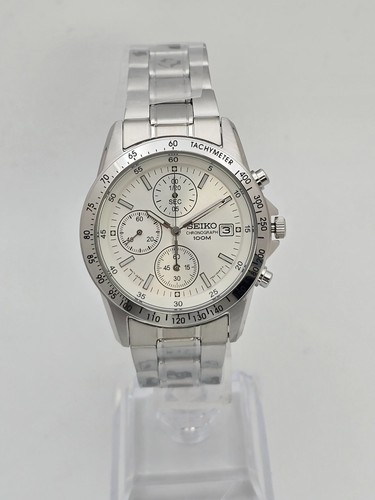 SEIKO KSN8T6C 8T67 クロノグラフ 時計 シルバー SEIKO 8T67-00C0 Quartz | eBay