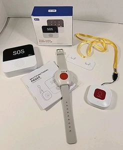 WiFi SOS Smart Life Wireless Caregiver cercapersone pulsante chiamata dispositivo di avviso senior nuovo con scatola - Foto 1 di 7