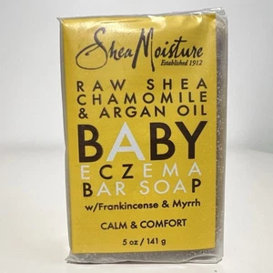 Shea Moisture Raw Shea Chamomile & Argan Oil Baby Eczema Bar Soap (5 oz) - Picture 1 of 5