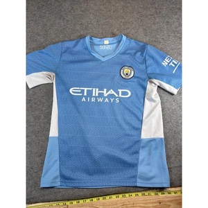 2021 2022 Manchester City FC #16 Football Soccer Jersey Mens Medium Sportswear - Picture 1 of 7