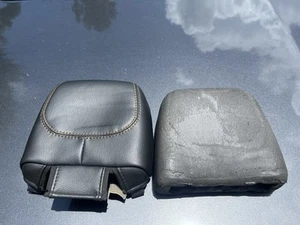 Headrest Cover and Cushion 2017-2022 Pacifica Second Row Seats Black Leather - Picture 1 of 4