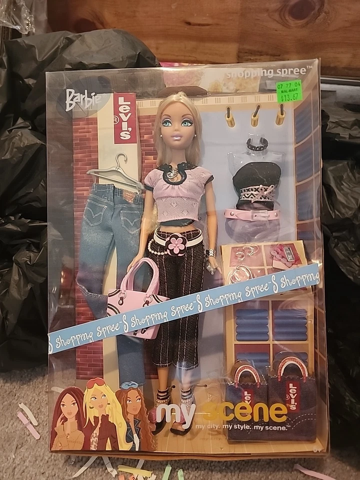 Muñeca Barbie My Scene Shopping Spree Levi's 2004 Mattel NRFB Foto 1 de 1