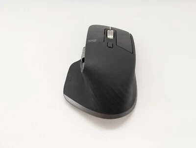 Logitech MX Master 3S wireless mouse Bluetooth fast ergonomic 8K dark grey - Image 1 of 4