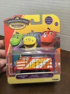 Chuggington Holzeisenbahn Chuggineer Tyne Tina La Loco-Expert Echtholz Tomy Neu - Bild 1 von 9