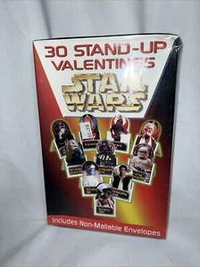 30 tarjetas de San Valentín vintage de Star Wars sin usar en paquete - Imagen 1 de 4