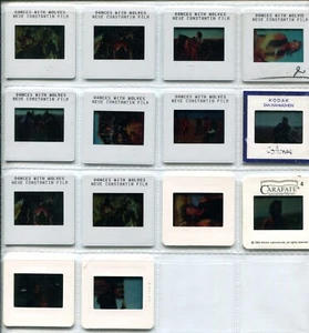 DANCES WITH WOLFES : 1 Original-Pressediasatz (14 Dias 35mm) KEVIN COSTNER - Picture 1 of 1