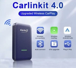 CarlinKit 4.0 Wireless CarPlay/Android Auto 2 in 1 - Adapter For Wired CarPlay - Picture 1 of 6
