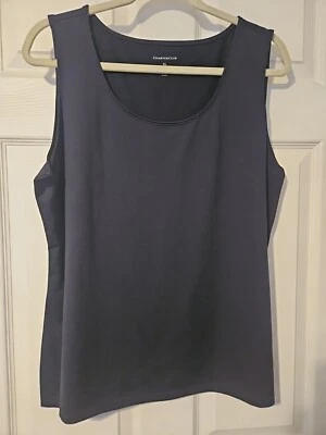 Camiseta sin mangas Charter Club para mujer negra sin mangas cami talla XL NUEVA SIN ETIQUETAS Foto 1 de 4