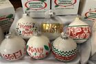 Bronners Ornaments Set Of 6 New Christmas Balls In Boxes. From Hungary