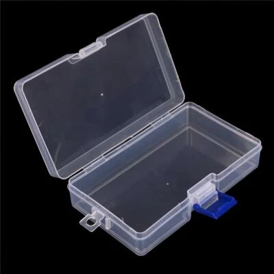 Mini Jewelry Necklace Storage Container Plastic Transparent Storage Box With Lid - Image 1 of 4
