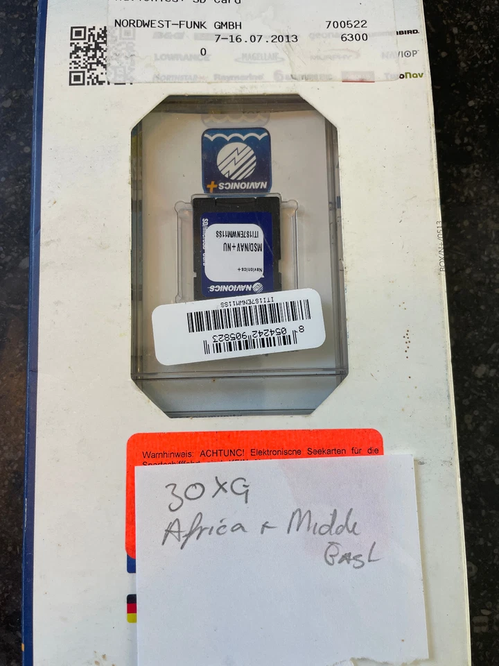 navionics micro sd 30xg africa and middle east - Bild 1 von 1