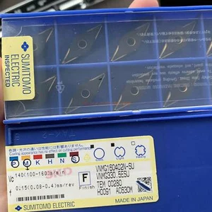 10pcs NEW Sumitomo VNMG160402N-SU AC630M Carbide blade - Picture 1 of 1