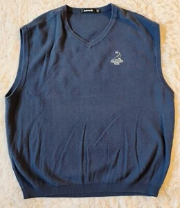 Pinehurst Vest Ashworth Mens XL Golf Embroidered Logo Blue Outdoor - Picture 1 of 7