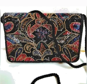 Vintage Beaded Shoulder Bag - Picture 1 of 4