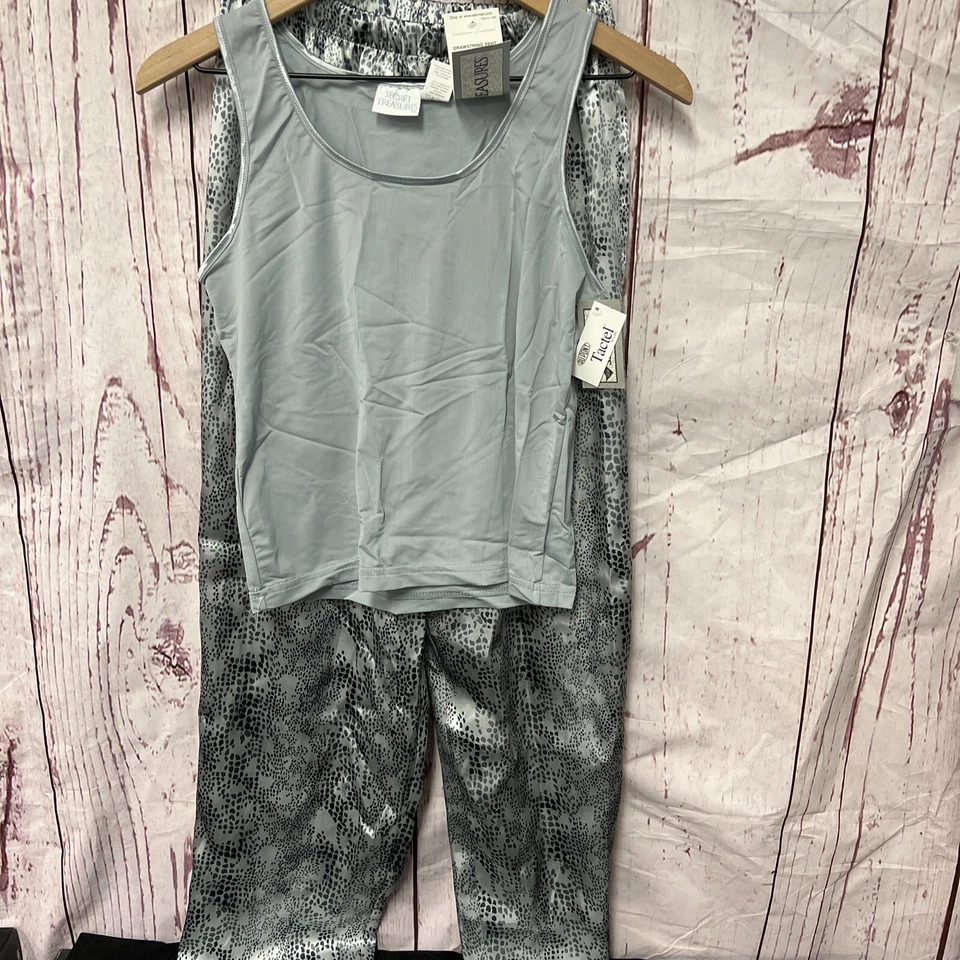 VTG NWT 90's Secret Treasures Set 2 Pcs Tank Top Sz. M Silky Pants Sz S NWT - Image 1 of 4