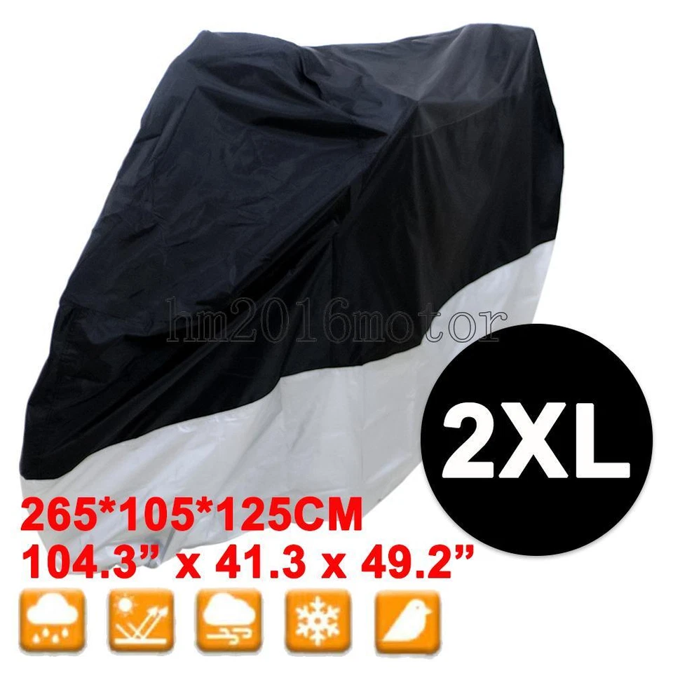 Cubierta XXL plateada para Honda Shadow ACE Aero Phantom VT750C VT750CD nueva Foto 1 de 4