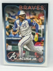Ronald Acuña Jr. 2024 Topps Series 1 Baseball # 1 - Picture 1 of 2