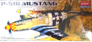 P-51B Mustang fighter aircraft Plastic model 1/72 Academy 12464 NIB - Picture 1 of 3