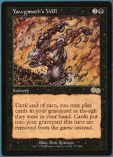 Yawgmoth's Will Urza's Saga PLD Black Rare MAGIC MTG CARD (ID# 245087) ABUGames