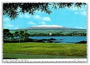 Hawaii HILO MANUA KEA Snow capped ~~UNPOSTED~ continental scallop - Picture 1 of 2