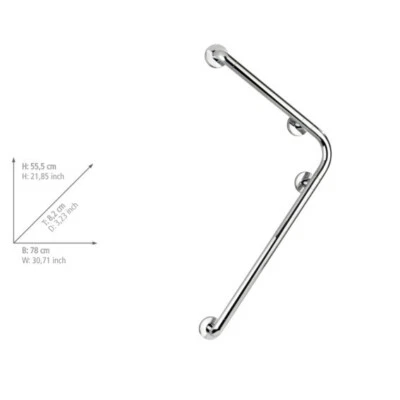 WENKO SECURA Wand Halte Griff Dusche Badewannen Stange Halterung WC Sicherheit - Bild 1 von 3