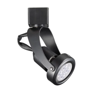 W.A.C Lighting - LTK-104LED-BK - 6.8W 353 LUMEN 3000K 34° BLACK LED J-TRACK HEAD - Picture 1 of 5