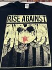 Vtg Rise Against T-Shirt Large 2000S Y2k Punk Rock Tee Black