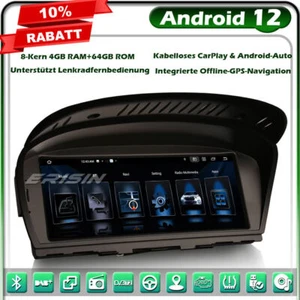 8-Kern Android 13 DAB+GPS Autoradio Navi BMW 3er 5er E60 E61 E63 E64 E90 E91 CCC - Bild 1 von 21
