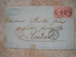 FRANCE LETTRE ANCIENNE TIMBRE CLASSIQUE VOIR PHOTOS (E345) - Picture 1 of 2