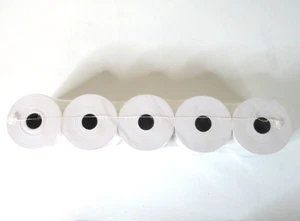 2 - 1/4" (57mm) 2.25" Inches x 165' Feet (5 Rolls) Cash Register Thermal Paper - Picture 1 of 3