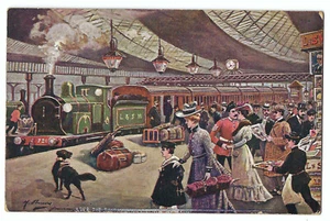 S.W.R. - railway postcard c1910 - Picture 1 of 2