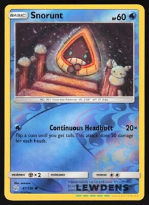 Snorunt - 47/236 - Reverse Holo Common - Cosmic Eclipse - Pokemon Card - Picture 1 of 2